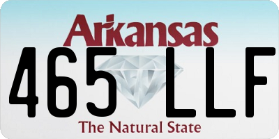 AR license plate 465LLF