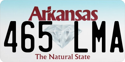 AR license plate 465LMA