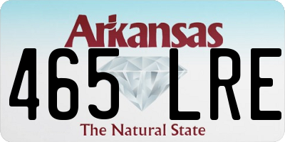 AR license plate 465LRE