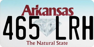 AR license plate 465LRH