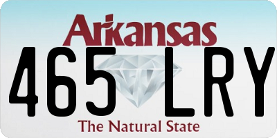 AR license plate 465LRY