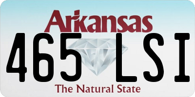 AR license plate 465LSI