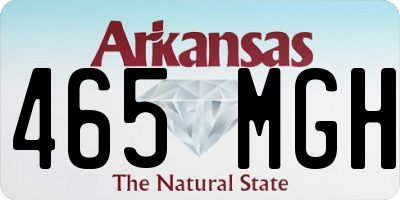 AR license plate 465MGH