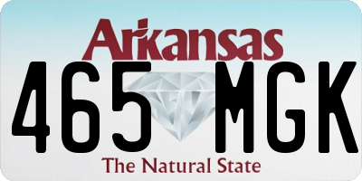 AR license plate 465MGK