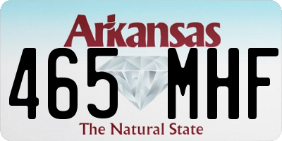 AR license plate 465MHF