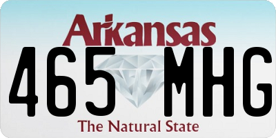 AR license plate 465MHG