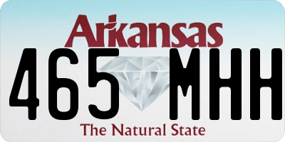 AR license plate 465MHH