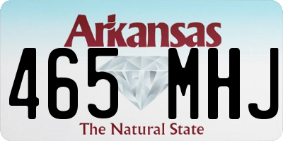 AR license plate 465MHJ