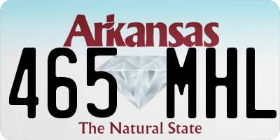 AR license plate 465MHL
