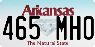 AR license plate 465MHO