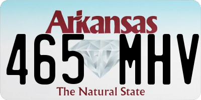 AR license plate 465MHV