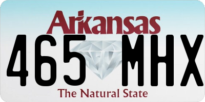 AR license plate 465MHX
