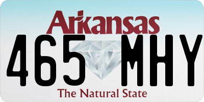 AR license plate 465MHY