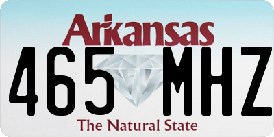 AR license plate 465MHZ