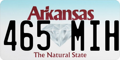 AR license plate 465MIH