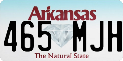 AR license plate 465MJH