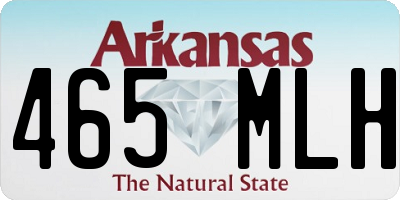 AR license plate 465MLH