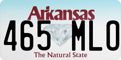 AR license plate 465MLO