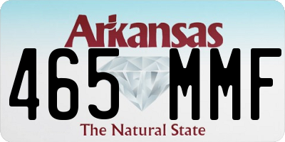 AR license plate 465MMF