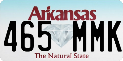 AR license plate 465MMK