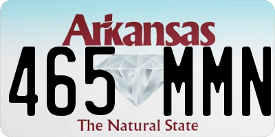 AR license plate 465MMN