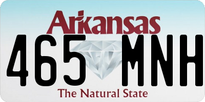 AR license plate 465MNH