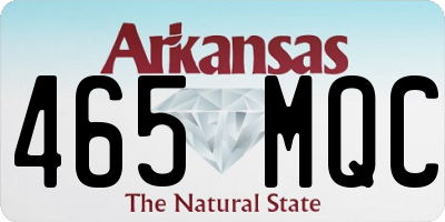 AR license plate 465MQC