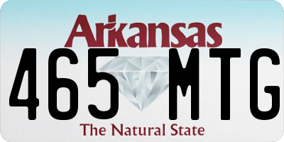 AR license plate 465MTG