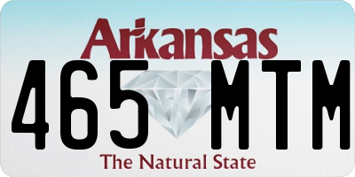 AR license plate 465MTM