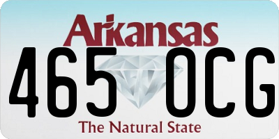 AR license plate 465OCG