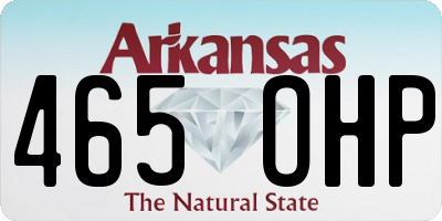 AR license plate 465OHP