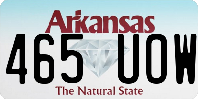 AR license plate 465UOW
