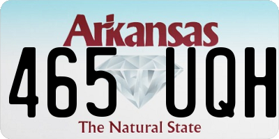 AR license plate 465UQH