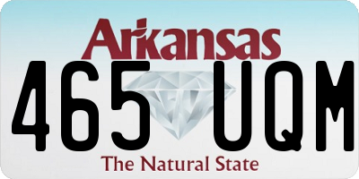 AR license plate 465UQM