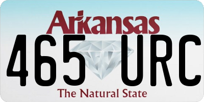 AR license plate 465URC