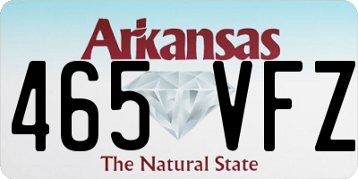 AR license plate 465VFZ