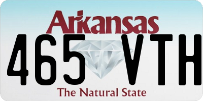 AR license plate 465VTH