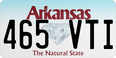 AR license plate 465VTI
