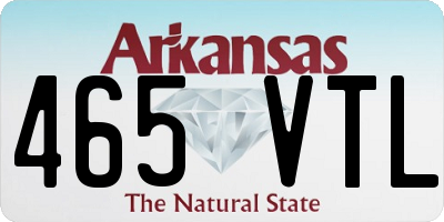 AR license plate 465VTL