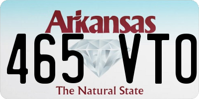 AR license plate 465VTO