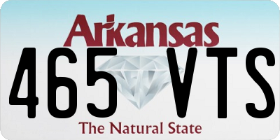 AR license plate 465VTS