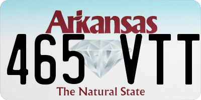 AR license plate 465VTT