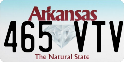 AR license plate 465VTV