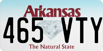 AR license plate 465VTY