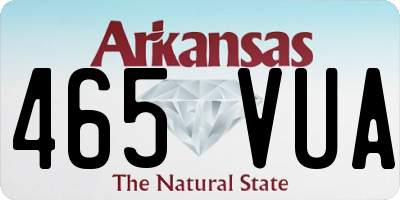 AR license plate 465VUA