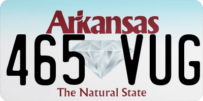 AR license plate 465VUG