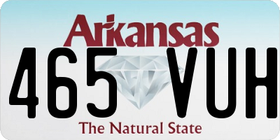 AR license plate 465VUH