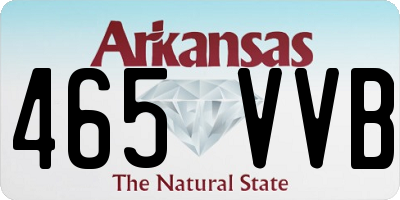 AR license plate 465VVB