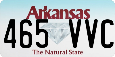 AR license plate 465VVC