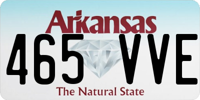 AR license plate 465VVE